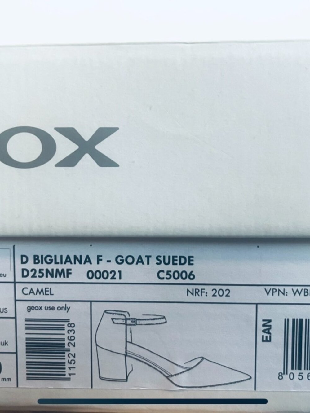 Geox BigLiana F - Goat Suede in its Original Box/Wrapping Tissue - Picture 3 of 3